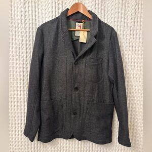 Men's Classic Gray Herringbone Jacket